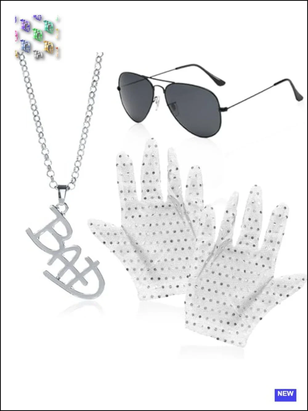 Kids 80s 90s Pop Dance Star Costume with Sequin Jacket Hat, Gloves, Sunglasses,